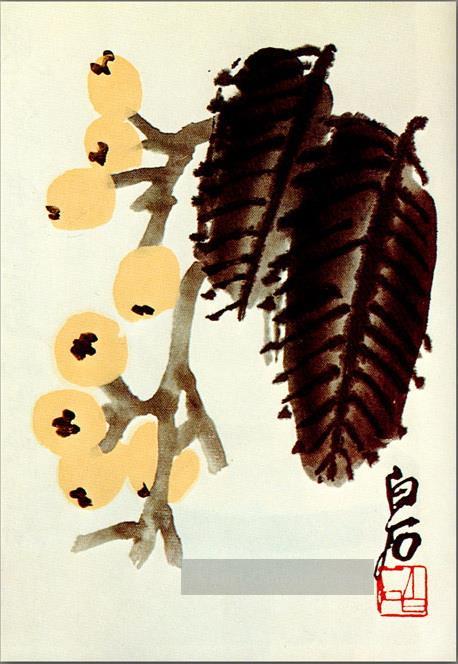 Qi Baishi loquat traditionellen chinesischen Ölgemälde